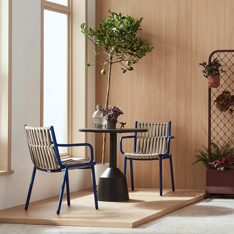 

Outdoor rattan chair table and chair courtyard garden leisure terrace waterproof coffee table sofa balcony bar chair