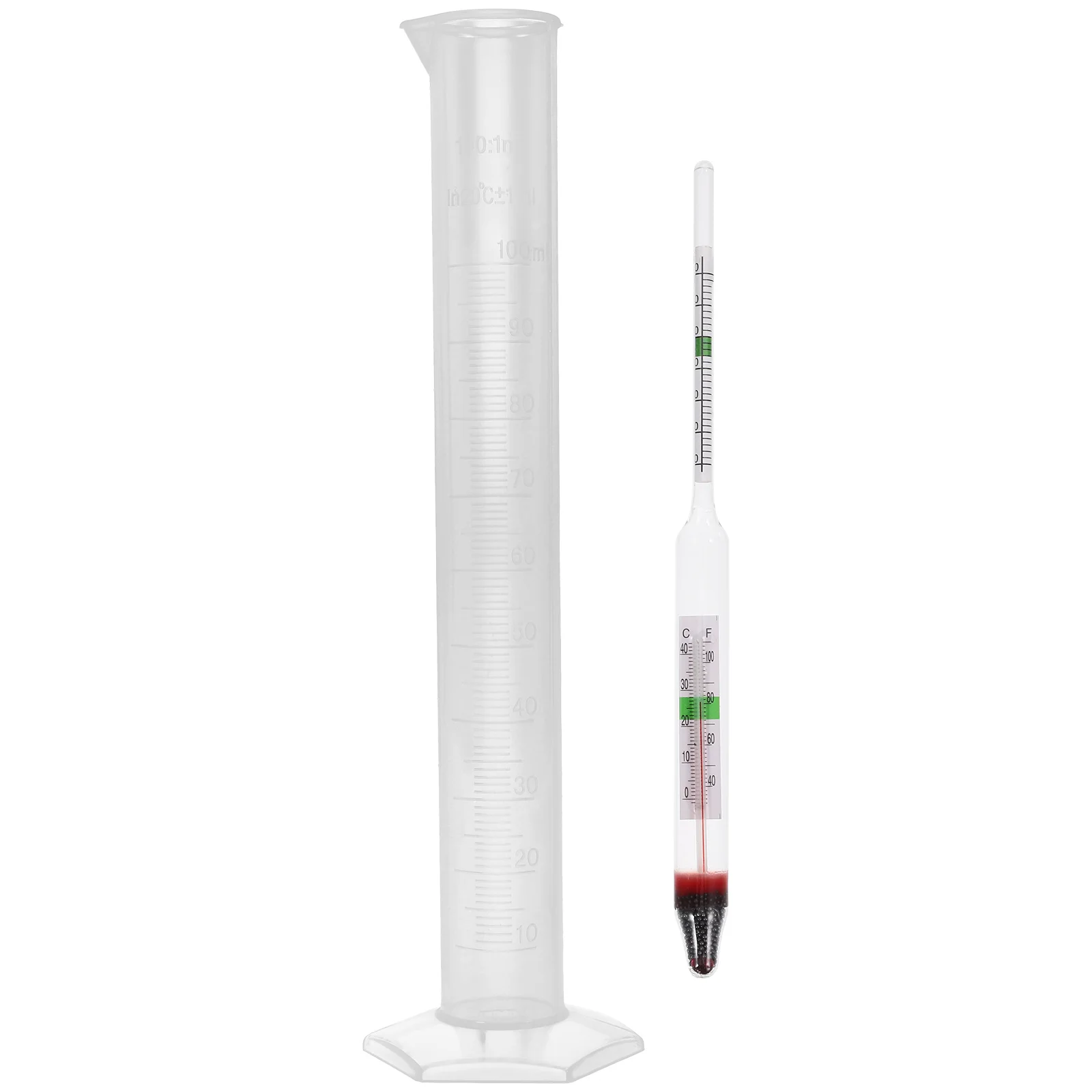 

Durable Glass Hydrometer Set for Marine Aquaculture Aquarium Salinometer Testing Tool Hydrometer
