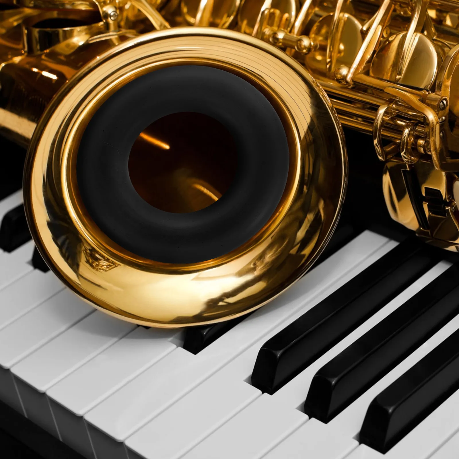 Tenor Sax Mute High Grade Silicone Saxophone Reduces Overtones and Unpleasant Noise Ideal for Home Practice Sax