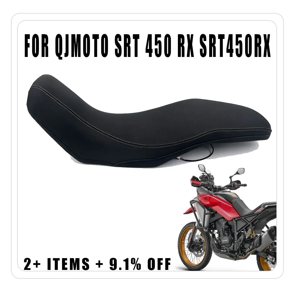 For QJMOTO SRT 450 RX SRT450RX Motorcycle Seat Cushion 30mm Raise or 25mm Lower Height Saddle Pad Comfort Rider Accessory