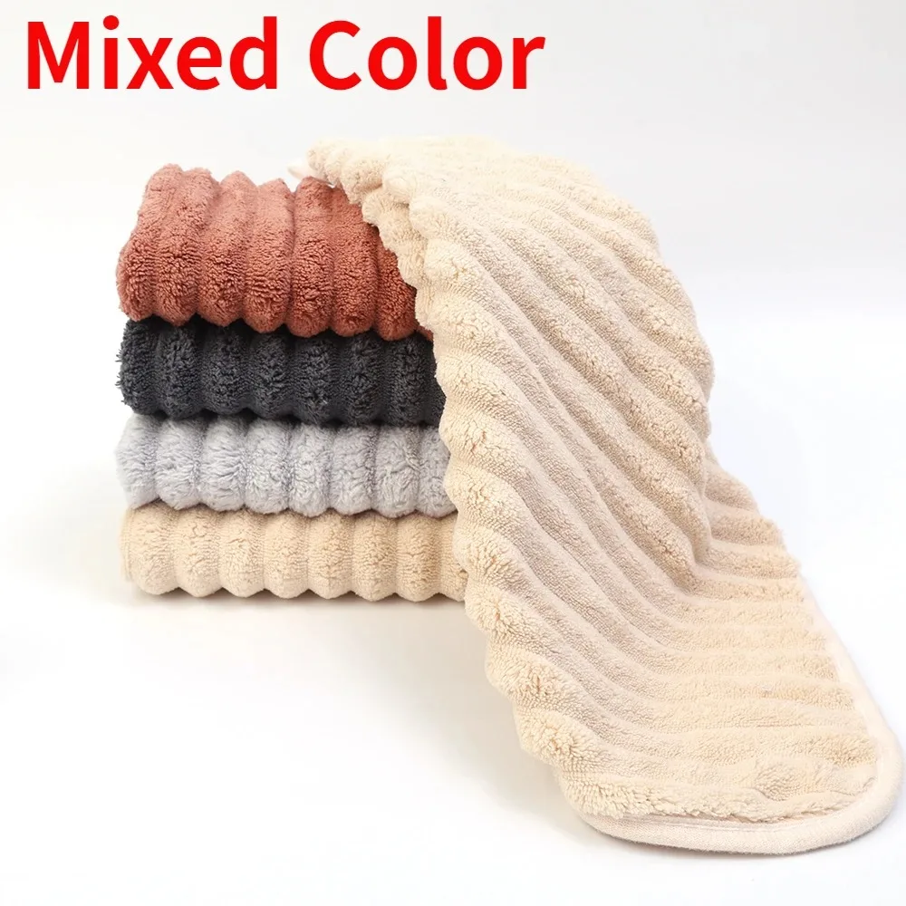 

Thickened Coral Fleece Hand-Wiping Towel Absorbent Soft Handkerchief for Kitchen Dish Washing Hangable for Easy Access