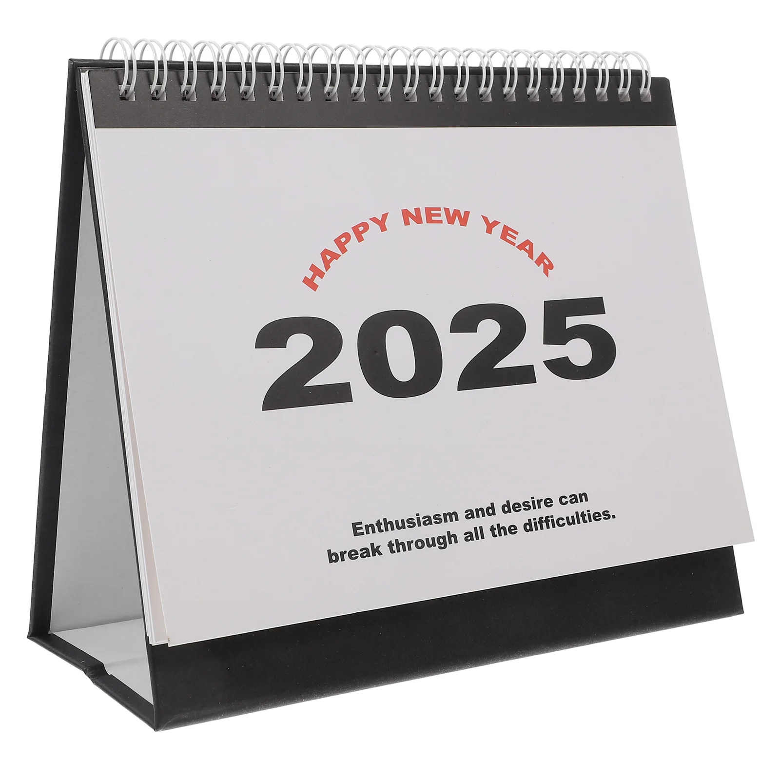 

English Version Desk Calendar Aesthetic Academic Year Flip Calendars 2025 Standing Desktop Decorative