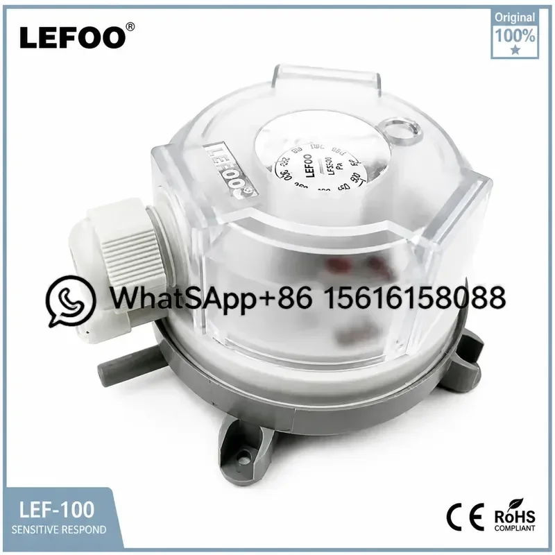 LEFOO Lifu Differential Pressure Switch LF32-02 LF32-05 LF32-03 LF32-11 Gas Air Pressure Sensor Controller for HVAC