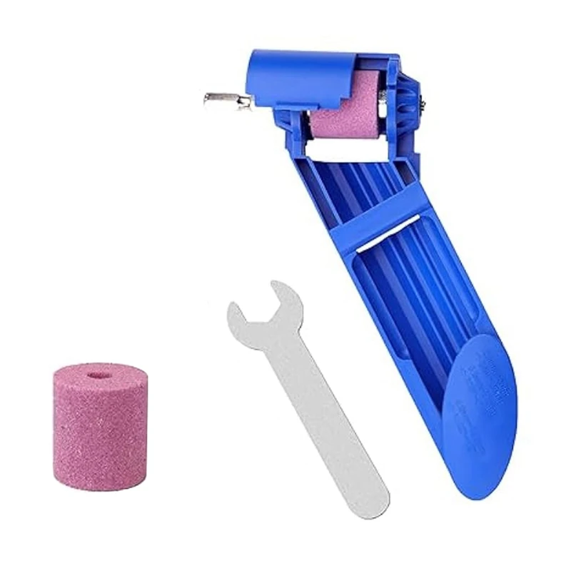 Portable Drill Bit Sharpener With Grinding Wheel Sharpening Drill Bit Tool For Metal Iron Drill Polishing Drill Grinder Durable