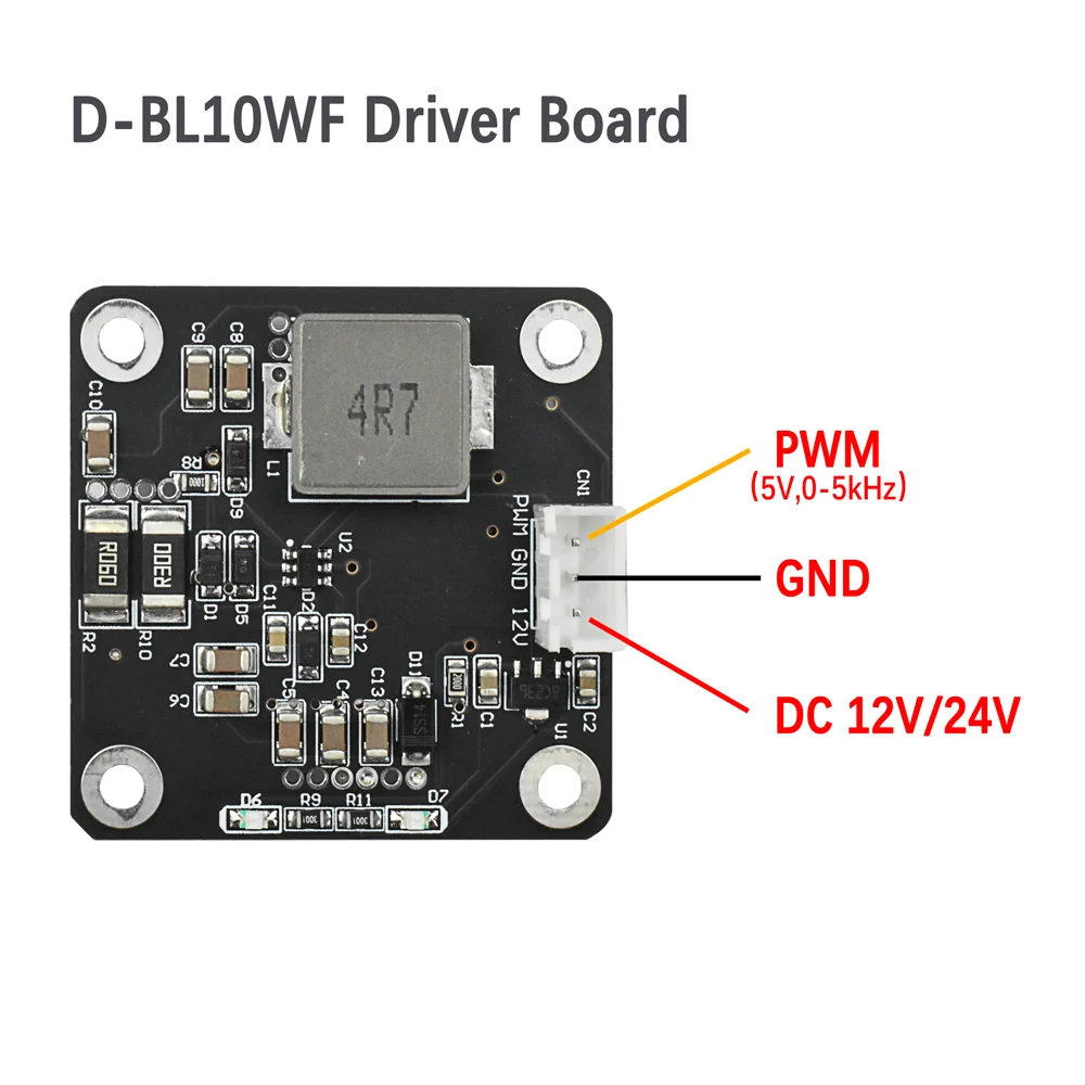 

DC12V 24V Cooling Fan Driver Board for D-BL10WF Laser Module at Laser Engraver Cutter Focusing Lens