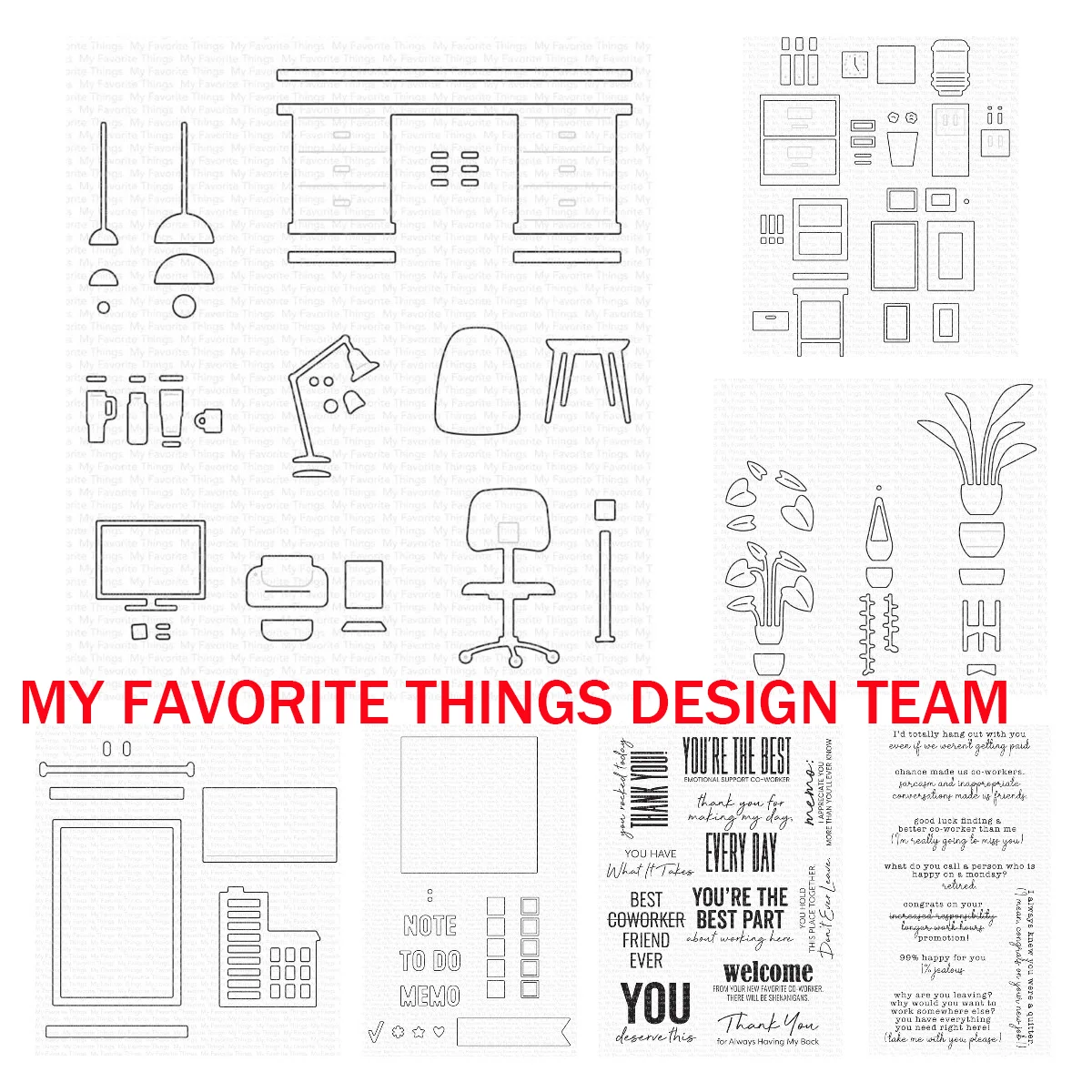 

Dies Scrapbooking New Arrival 2023 Sticky Note Sentiments Stamps Office Desk Cutting Dies Sets Scrapbooking Album Decoration