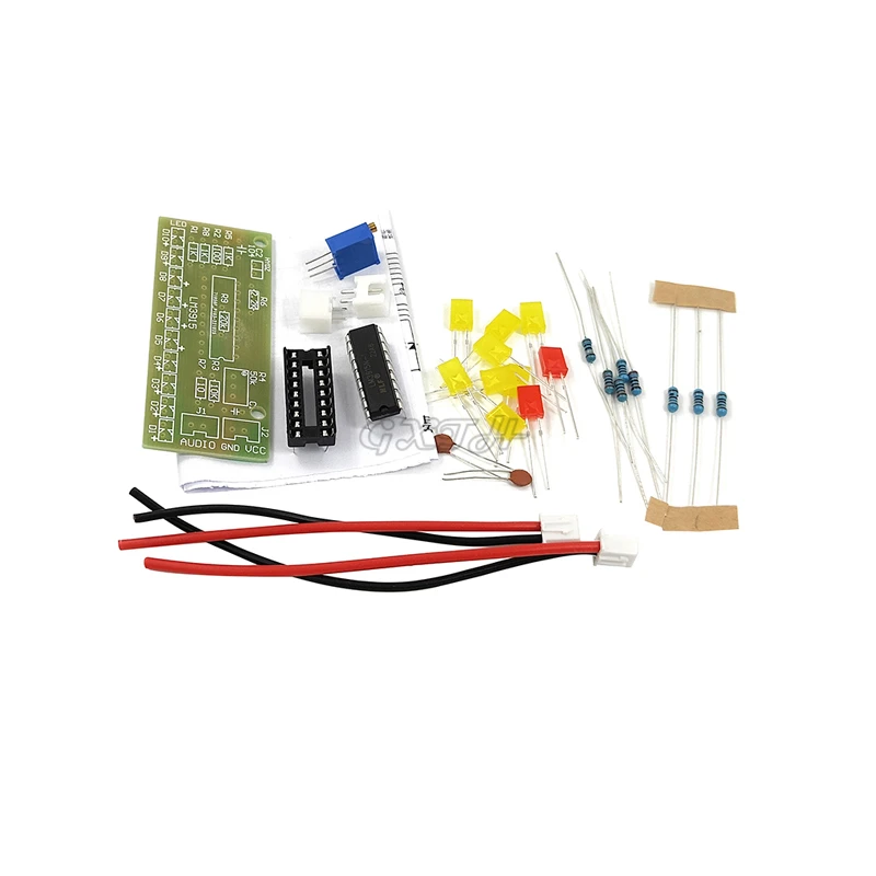 LM3915 10 Audio Level Indicator DIY Kit LED Sound Audio Spectrum Analyzer