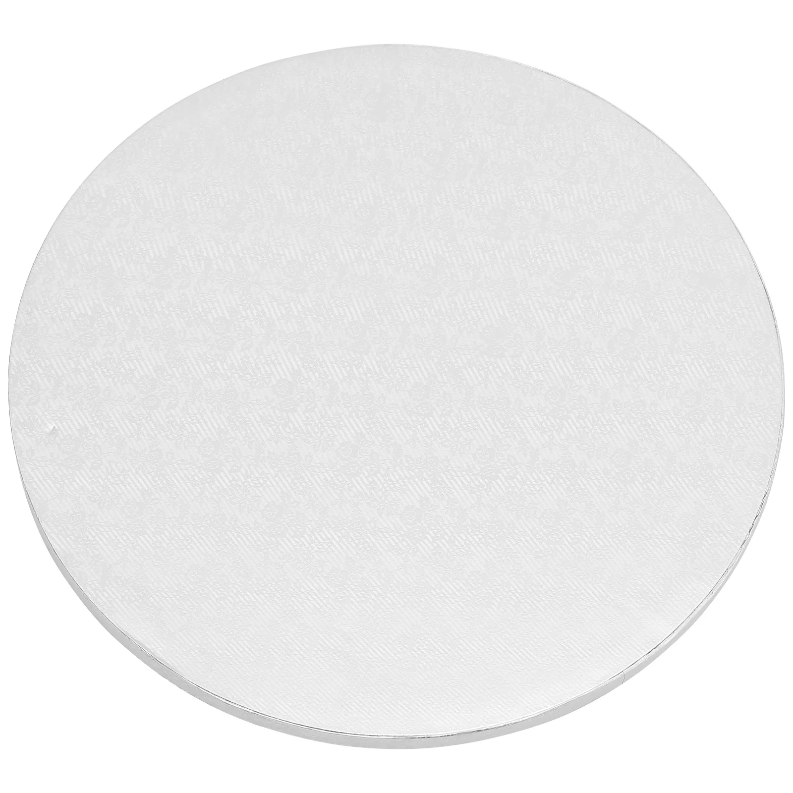 

16 Inch Transfer Board Round Aluminum Foil Cake Drum Lightweight Baking Plate For Wedding Party Home Use Cake Making