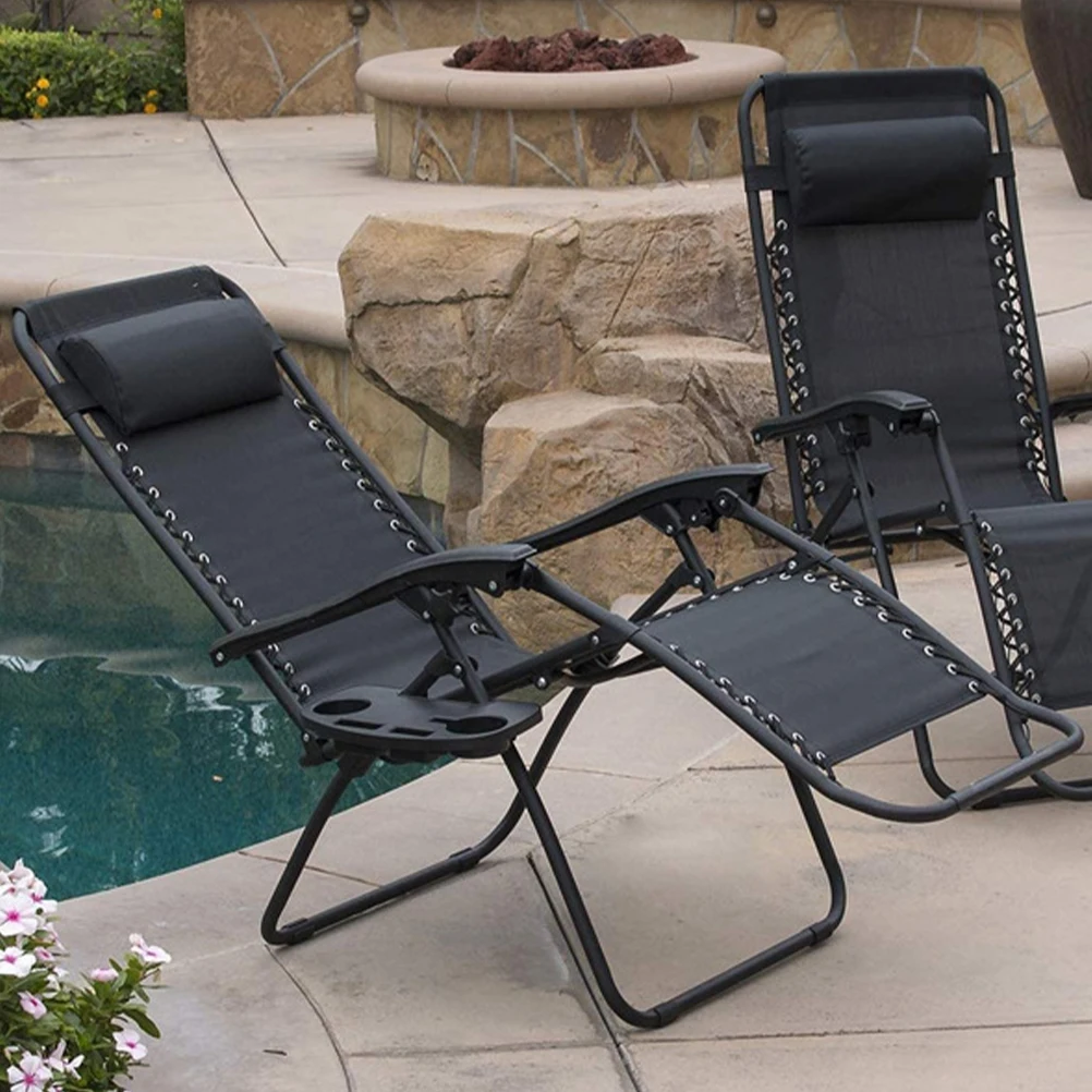 

Lawn Chair Fabric Replacement Black Cloth Accessories Foldable Breathable Canvas Outdoor Balcony Repair Longevity Durability