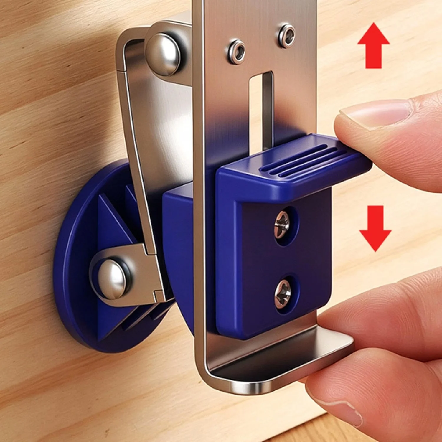 Schnellpositionierende Press-Lock-Schubladenbefestigungsklemmen, dicke Edelstahl-Vorrichtungen für die Heimwerker-Montage von Schränken und Schubladen – Detail 8