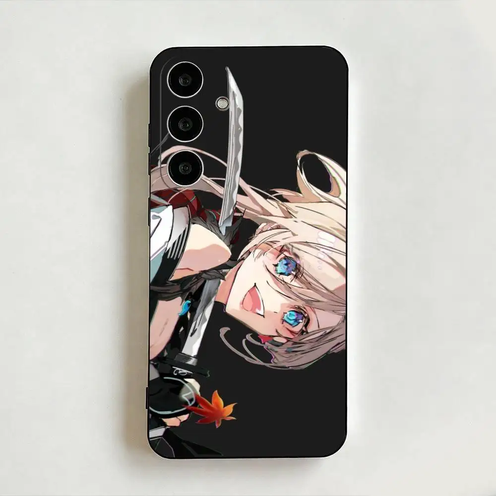 Miyamoto Musashi Fate Grand Order Black Shell Phone Case For Samsung Galaxy A73,A72,A71,A70,A53,A52,Cover Others Soft