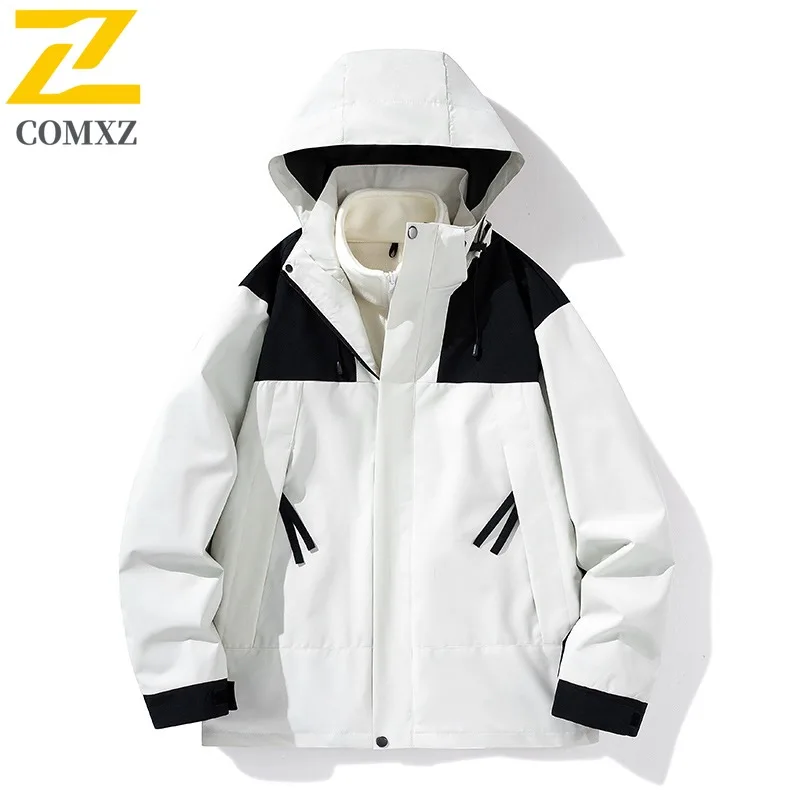 

COMXZ Premium Mens Jacket 2025 Comfortable Outdoor Travel Lightweight Coat Casual Daily Style Windproof Autumn Winter Clothing