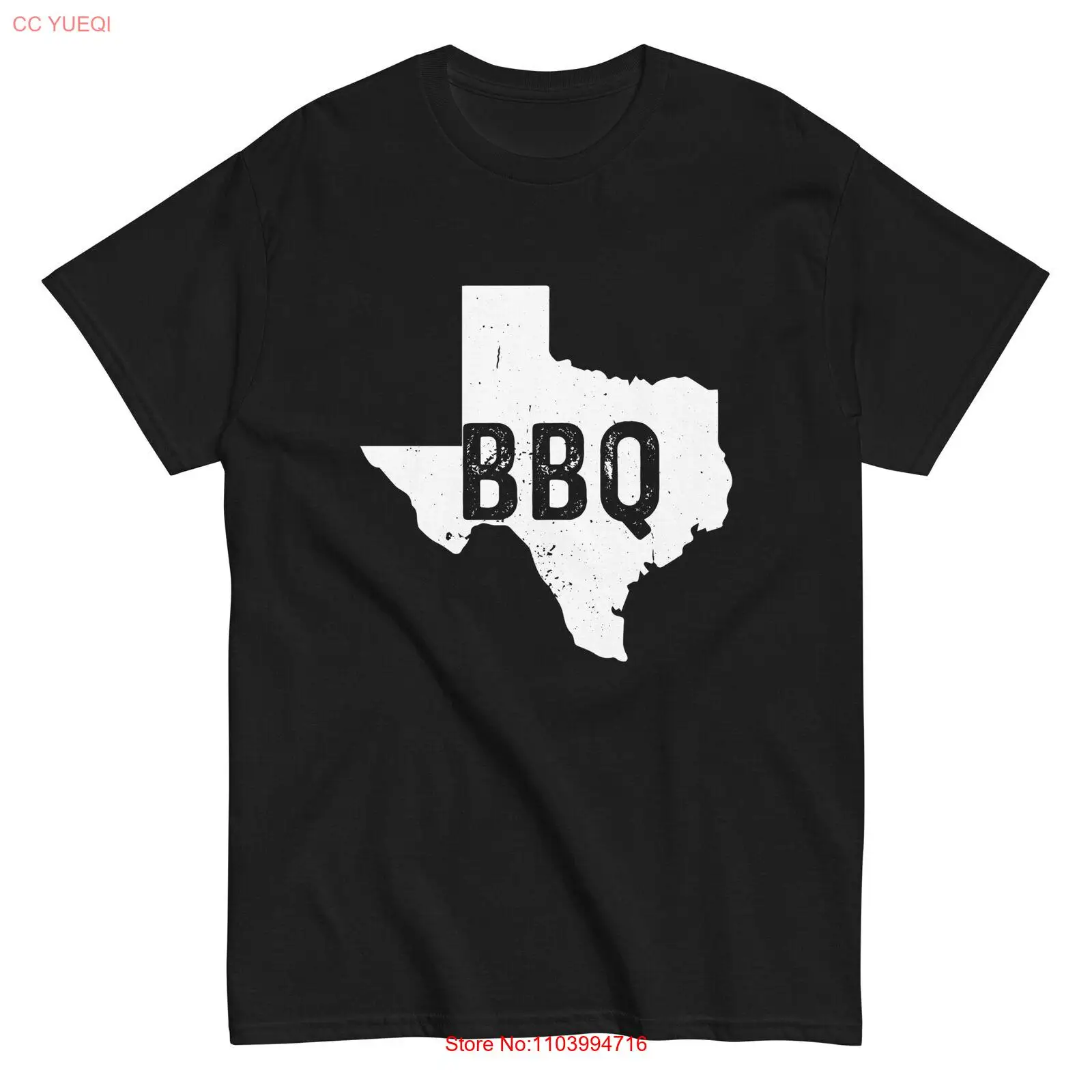 Barbecue Smoked Meat Lover Pitmaster Grillmaster BBQ texas map T-Shirt