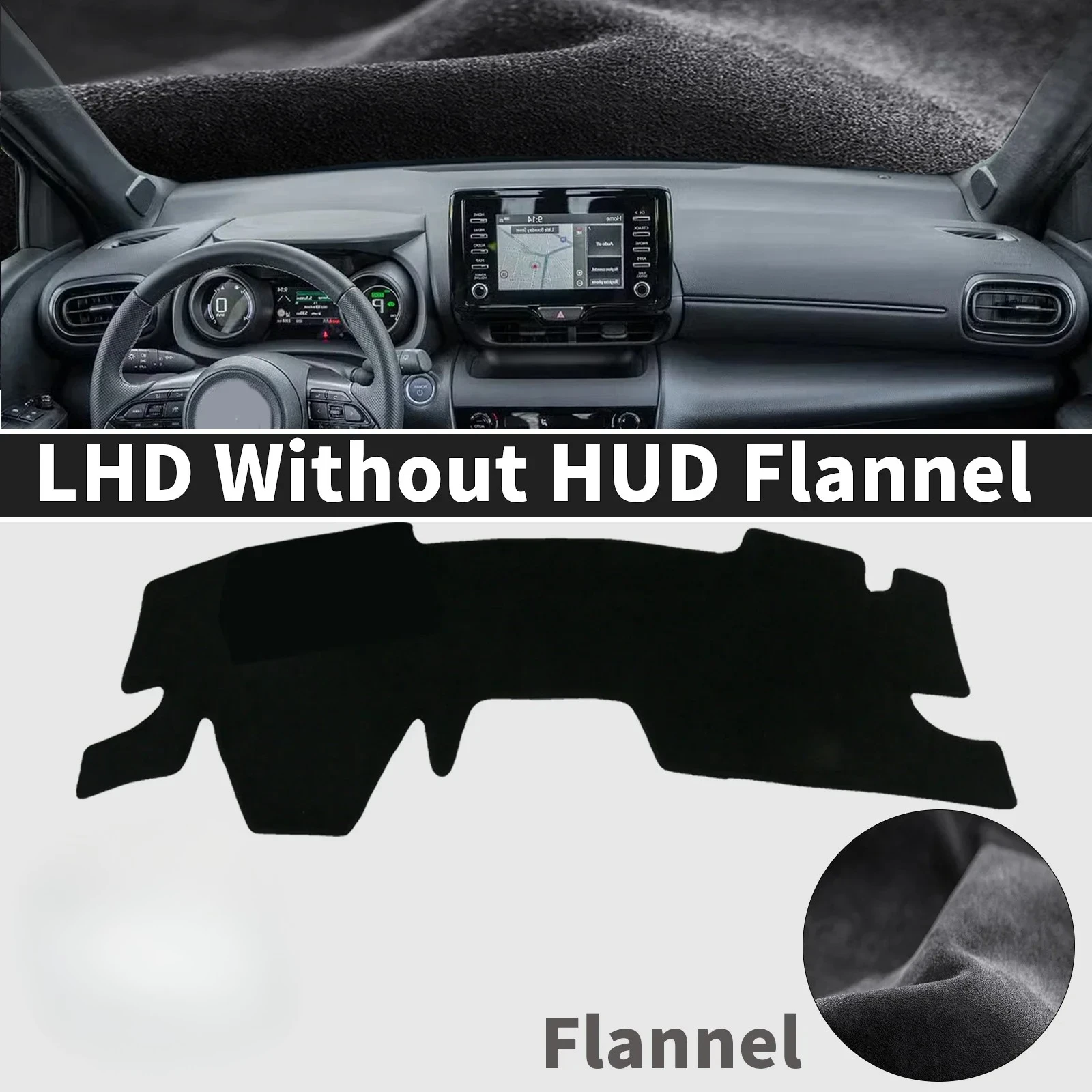 

For Toyota Yaris Cross 2021-2024 Car Dashmat Dashboard Cover Pad DashMat Accessories Sunshade Protective Carpet