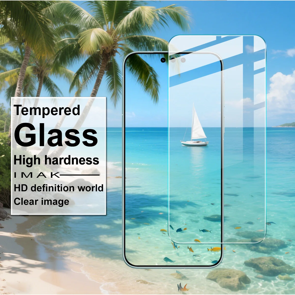 

IMAK H Tempered Glass for OnePlus Nord 6 5G Screen Protector Film