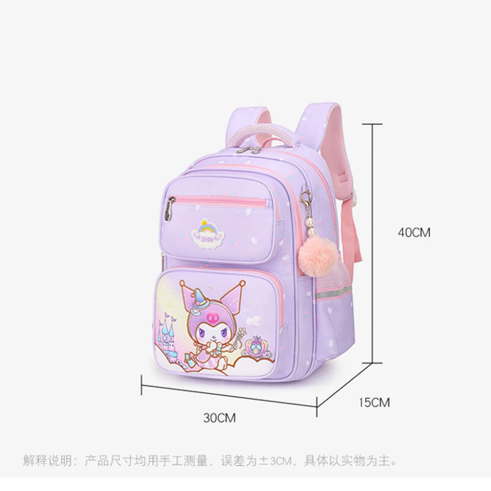 Sanrio Cinnamoroll Backpack Mochilas Aestihic Kuromi Lightweight Large Capacity Korean-Style Cute School Student Bag School Open