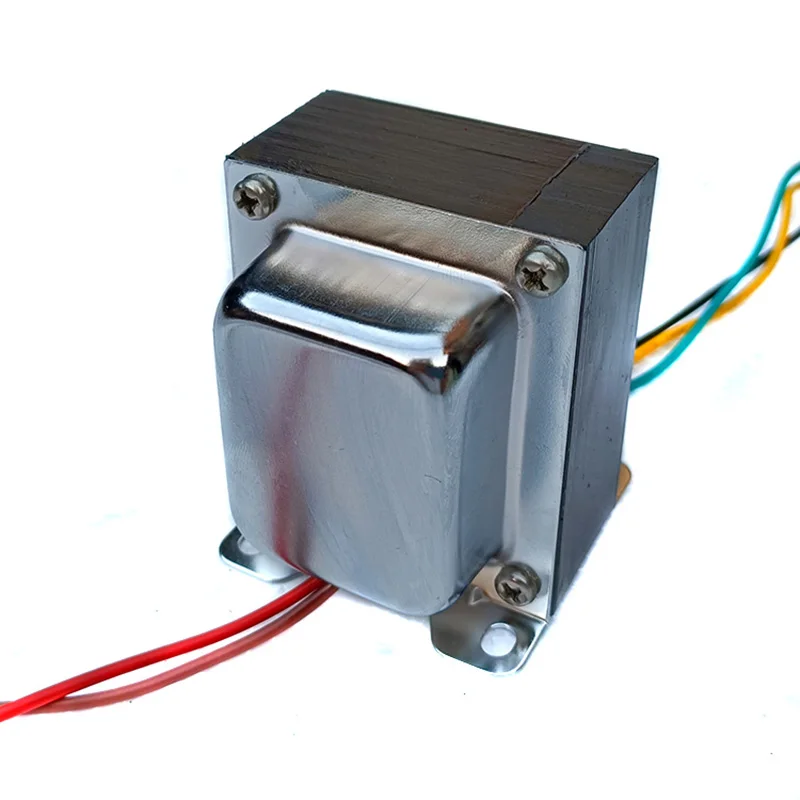 6W 5K Z11 annealing sheet single-ended output transformer, vertical chrome plated cover, used for 6P14 6P1 6V6 electron tube