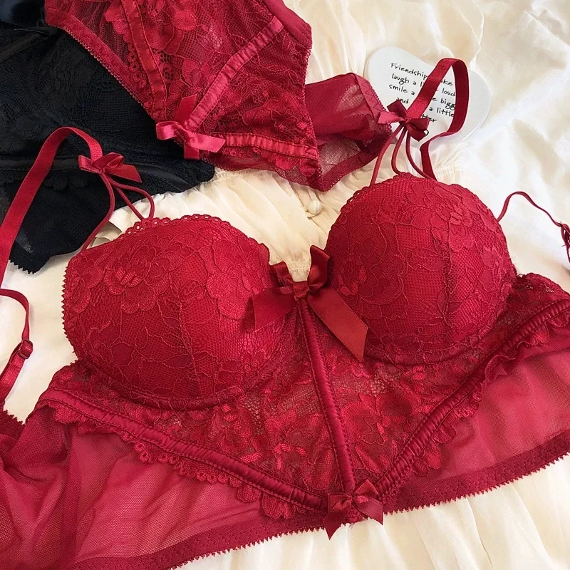 

Сексуальный удлиненный комплект нижнего белья типа жилета, мягкое стальное кольцо на тонком под толстом сборе, большой бюстгальтер, кружевное белье чистого желания