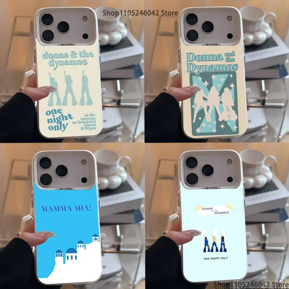 

Musical Movie Mamma Mia For iPhone 17,16,15,14,13,12,11,Mini,Pro,E,SE4,XS,MAX White Candy Matte Cover