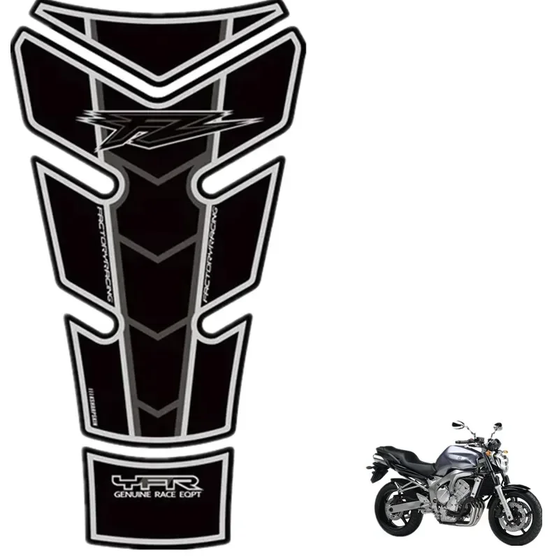 For Yamaha FZ6 Fazer 600 2004 - 2009 Motorbike Tank Pad Protector 3D Gel Sticker Decal - 4