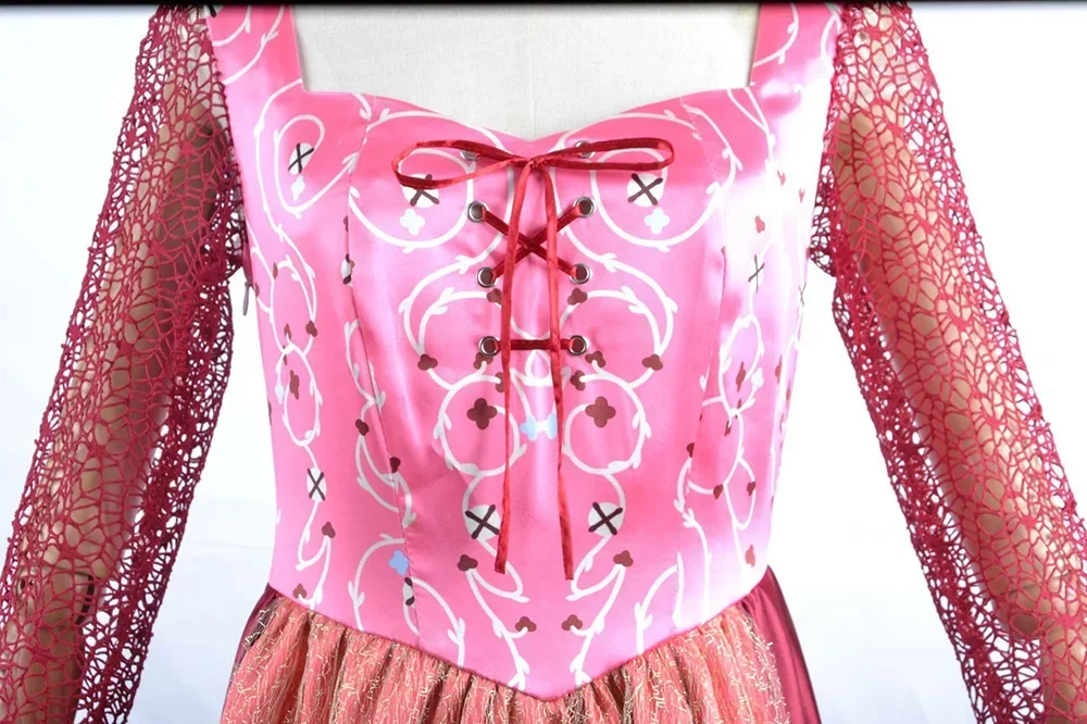 Hocus Pocus Cosplay Costume Winifred Mary Sarah Sanderson Outfit Dress Costumes Woman Girl Cosplay Party Full Set