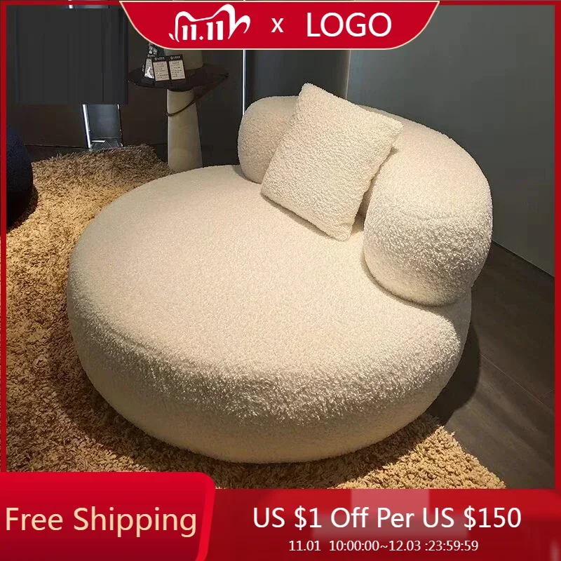 

Modern White Comfortable Sofa Lounge Sectional Pouf Lazy Sofa Bean Bag Recliner Dining Room Apartment Muebles Hogar Furniture