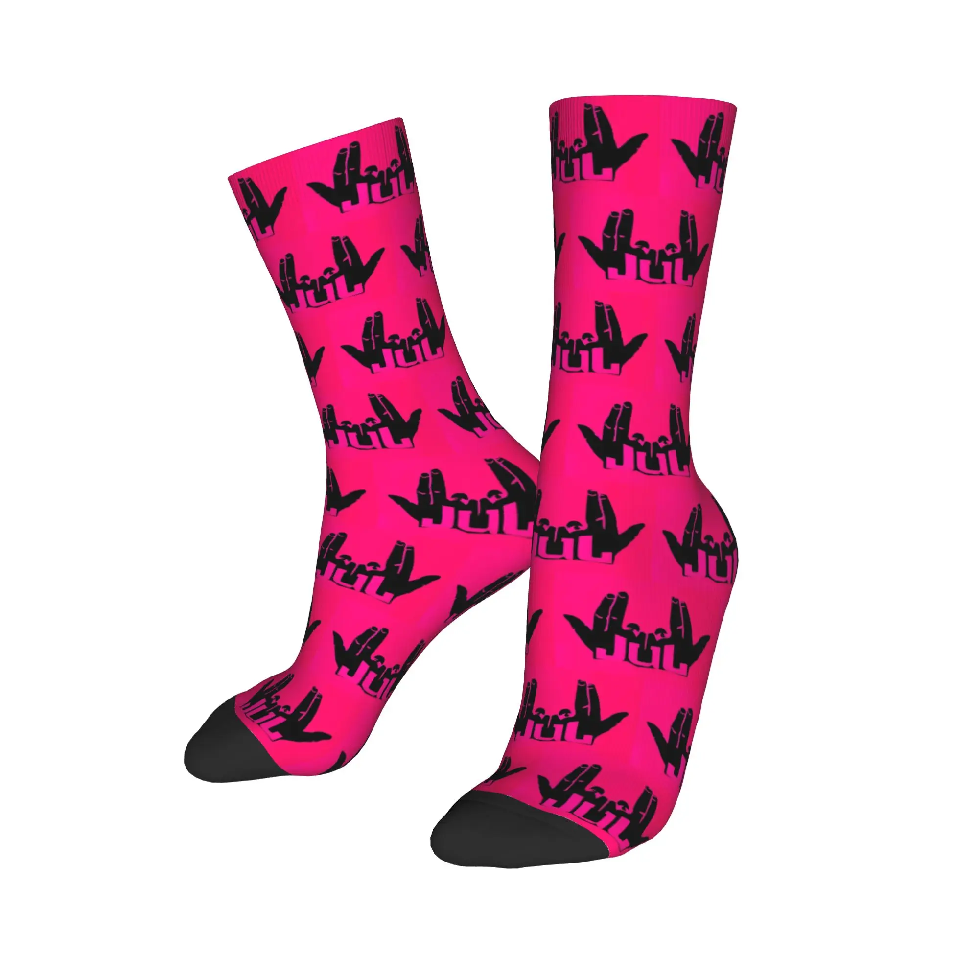 Custom Classical JUL  Rapper  Men Women Crew Socks Unisex Funny 3D Print Music Dress Socks