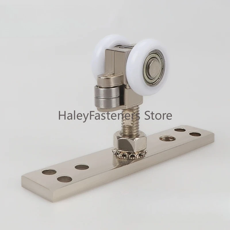 Folding Door Universal Hanging Wheel Wardrobe Door Hanging Rail Hanging Sliding Rail Hotel Screen Sliding Door Pulley Rail