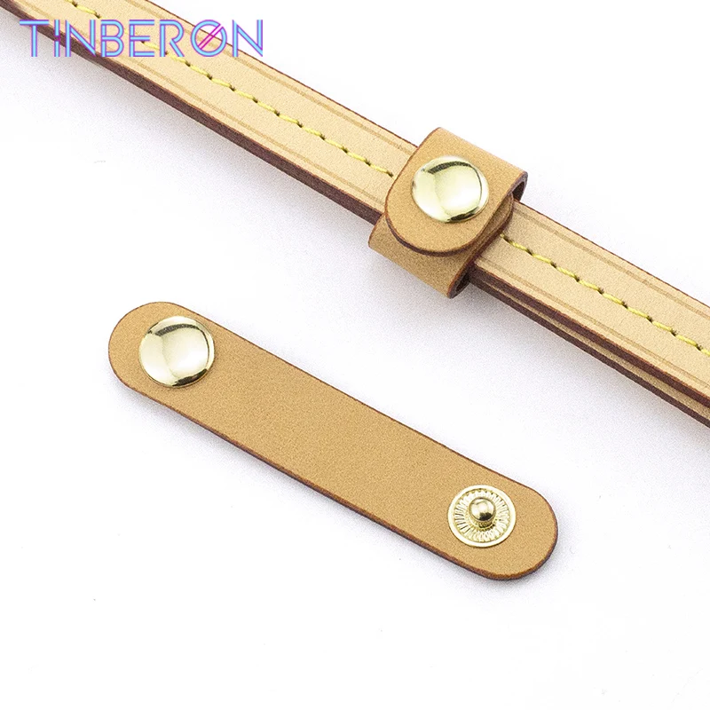 TINBERON Cowhide Handles Fixed Buckle Bag Strap Adjustment Hook Shorten Fixed Buckle Shoulder Strap Fixing Clip Bags Accessories