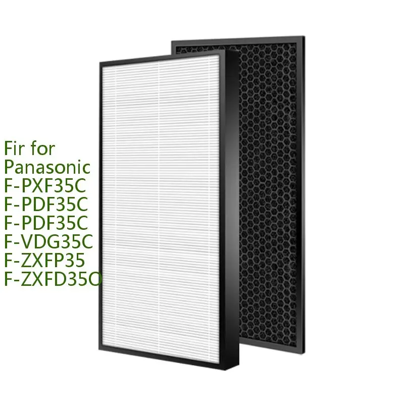 2PCS/SET HEPA filter F-ZXFP35C carbon filter F-ZXFD35C for Panasonic F-PXF35C F-PDF35C F-PDF35C F-VDG35C air purifier