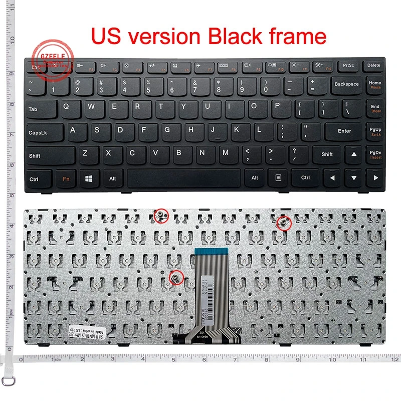 New US for Lenovo IdeaPad G40 g40-30 g40-45 G40-70 G40-75 G40-80 n40-70 n40-30 B40-70 Flex2-14a US laptop keyboard 25214510