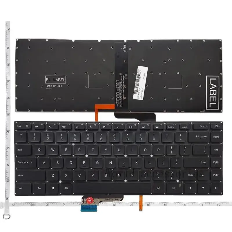 & SP/RU/EUA Inglês Novo Teclado Retroiluminado para Xiaomi Mi notebook Pro 15.6 polegadas air 9Z.NEJBV.101 NSK-Y31BV 171501 mx250 1815 #