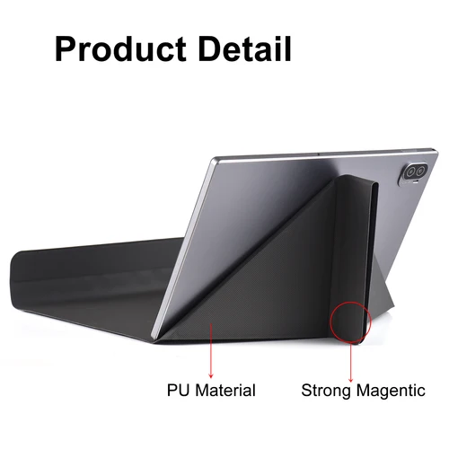 Imagen 2 del producto Funda Universal para tableta de 10,1 pulgadas con teclado BT, funda protectora magnética, funda para tableta, batería plegable y portátil de 150mAh