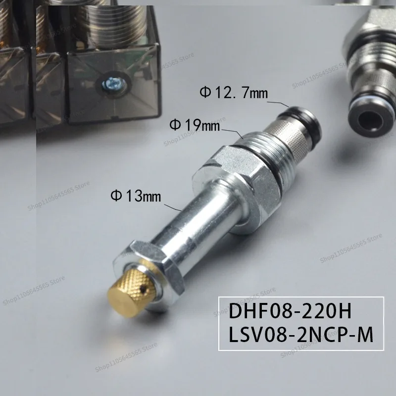 For Hydraulic Thread Insertion Solenoid Valve with Two Positions Normally Closed DHF08-220H (LSV08-2NCPM)
