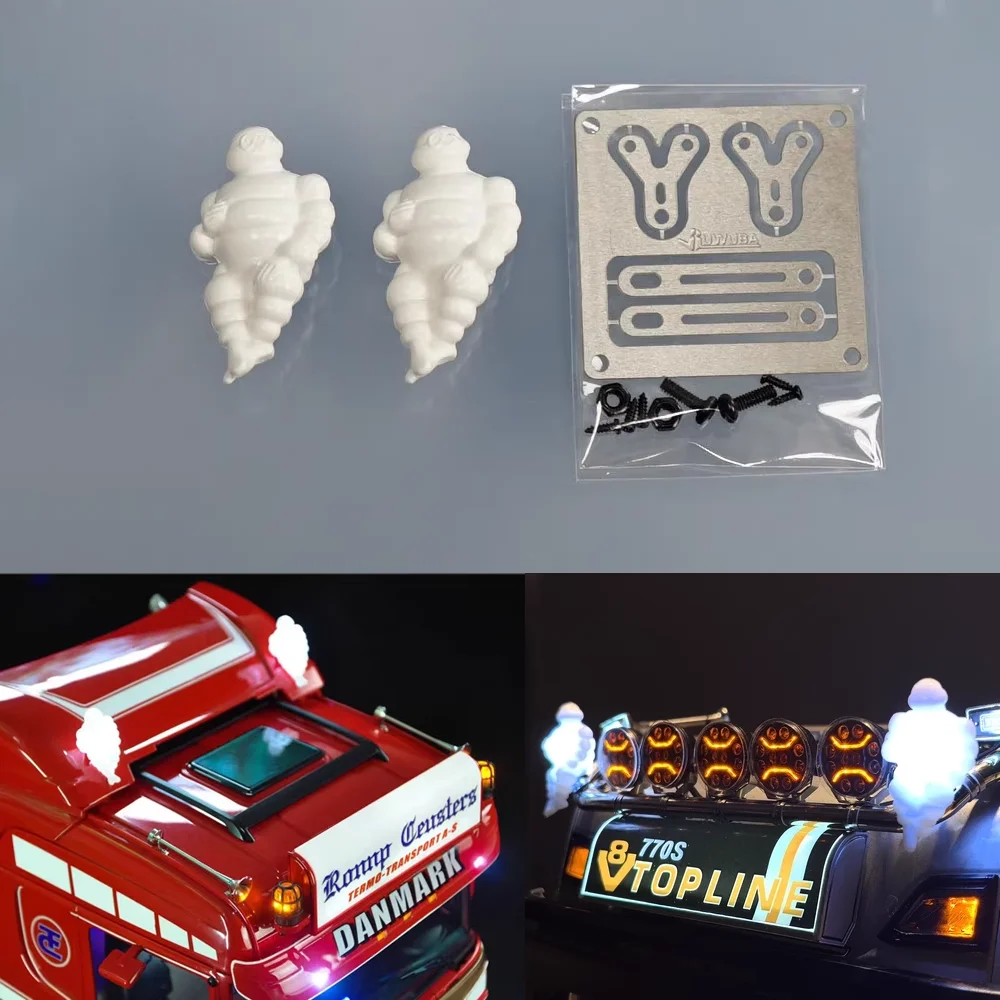 

Simulated Luminous Doll Light Decoration for 1/14 Tamiya RC Dump Truck SCANIA 770S VOLVO Mercedes-Benz ACTROS 3363 MAN Car Parts