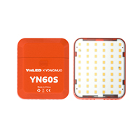 YONGNUO YN60S Pocket LED Video Light Mini Camera Light 5500K 3-Level Brightness CRI95+ for Video Conference Vlog Live Streaming