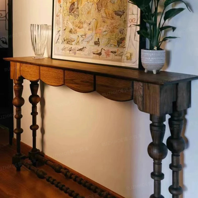 Simple Creative Design Corner Table Feel Modern Entryway Console Tables Tribesigns Living Room Console Ingresso Home Furniture