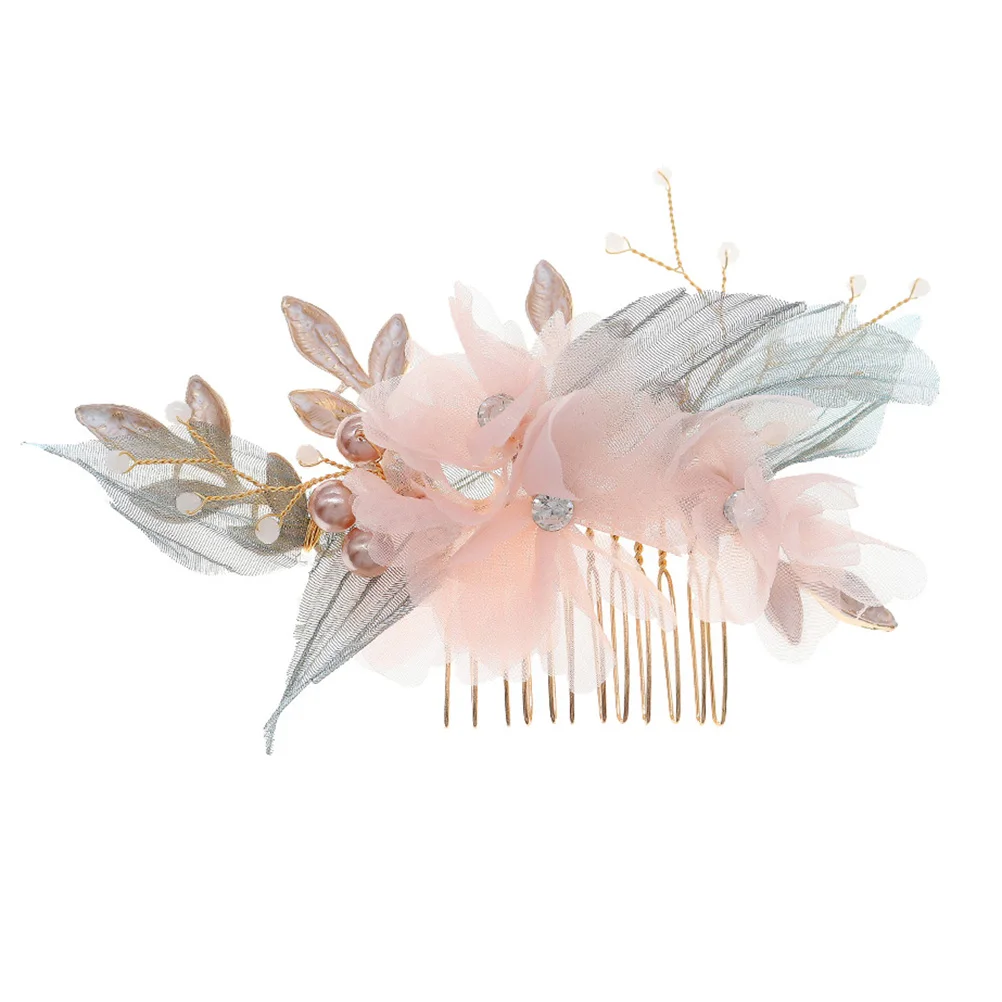 

Hanfu Headwear Alloy Hair Comb Fashion Hairpin Golden Color Women Wedding Party Accessory Traditional Hairstyle Ornament Side