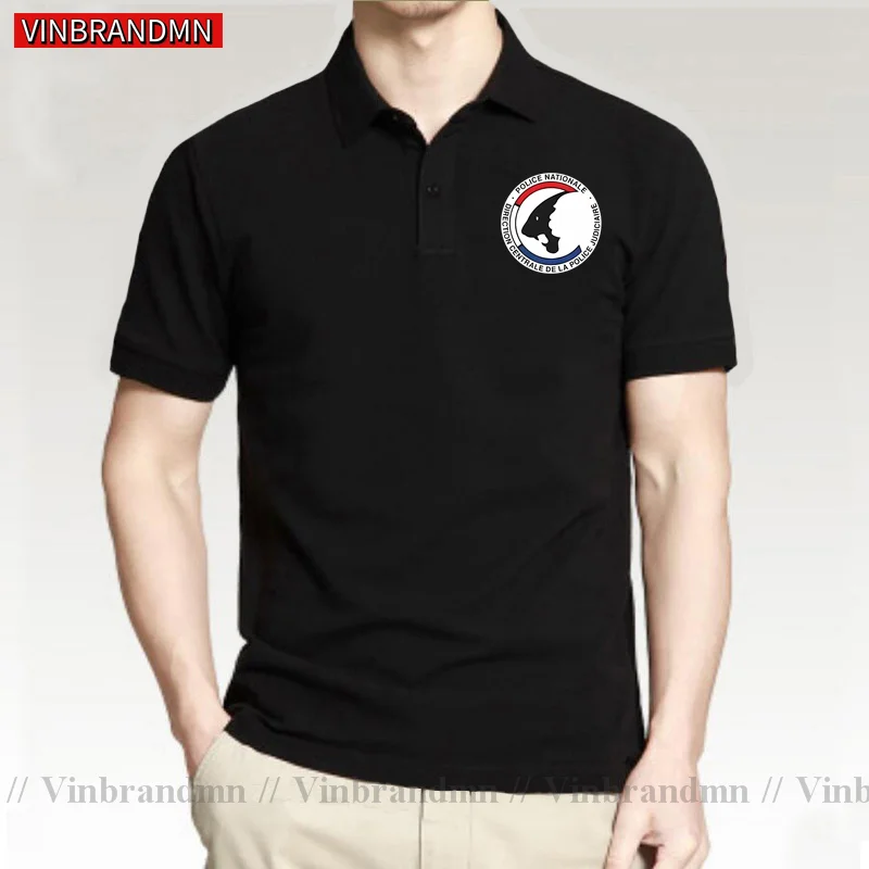 France Special Elite Forces Unit GIGN Raid K-9 Canine Dog Fashion Polo Shirts French Gendarmerie Classic Summer Fashion Shirts