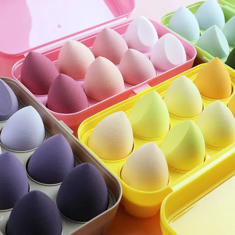 Esponja de maquillaje para mujer, licuadora, esponja cosmética para base, esponjas para polvos, accesorios de maquillaje, herramientas de belleza
