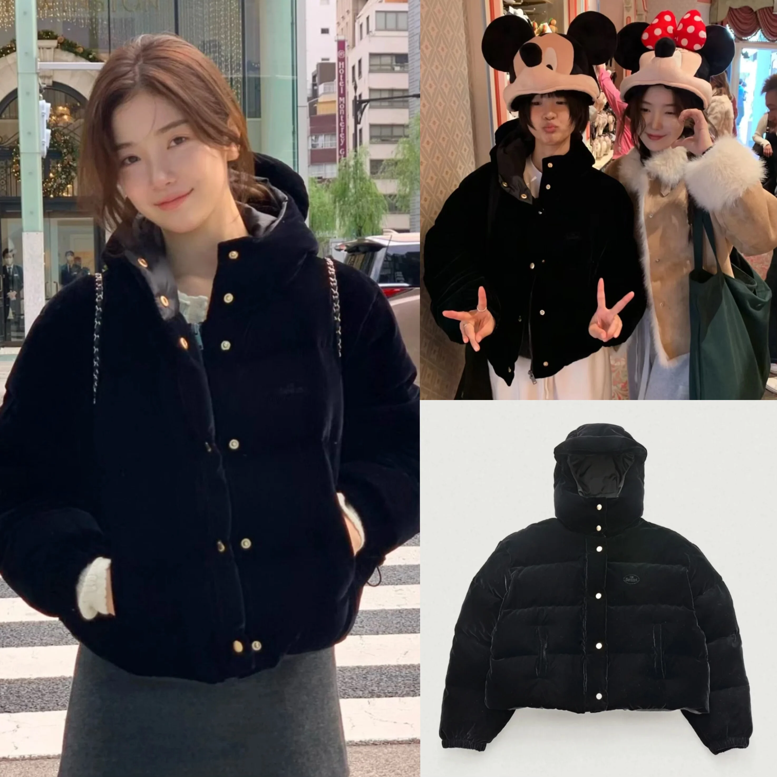 

Barnnet Eight Milk ort down Jaet Women's Loose Fluffy Coat Warm Thiened White Du down Filling Pure Color Commute Sle