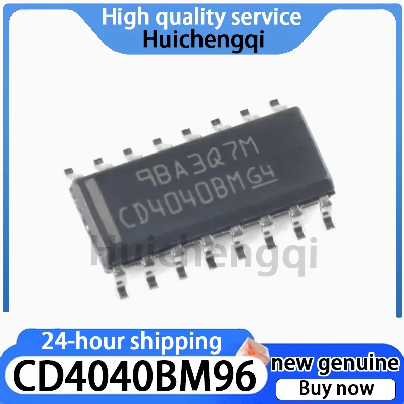 10PCS Original Genuine CD4040BM96 Patch SOIC-16 12MHz 12 Bit Binary Counter