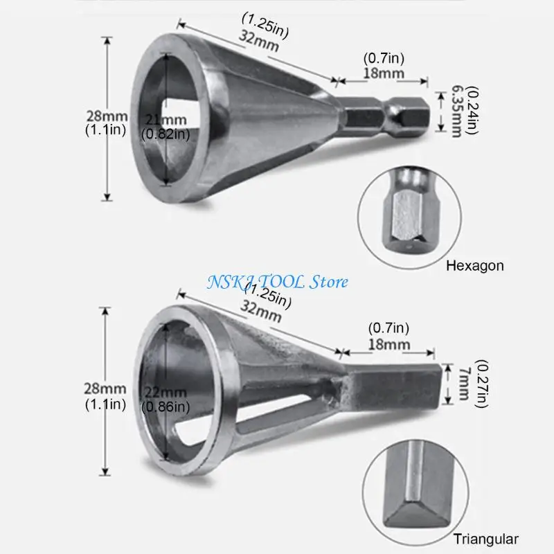 L8RC High Efficiency Chamfering Device for Metalworkers DIY Projects Nonslip Grip High Efficiency Deburring Chamfering Tool
