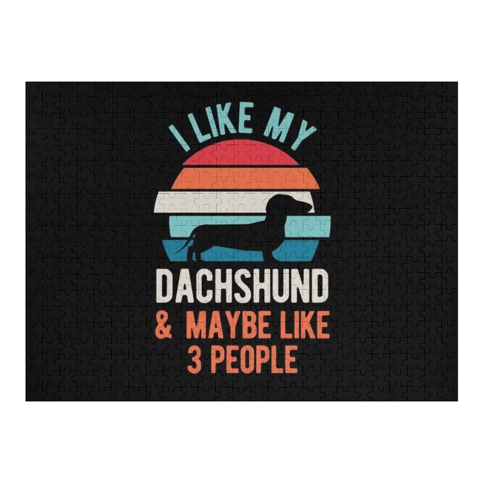 

Забавный такса-пазл, персонализированный персонализированный для детей, персонализированная игрушка-пазл