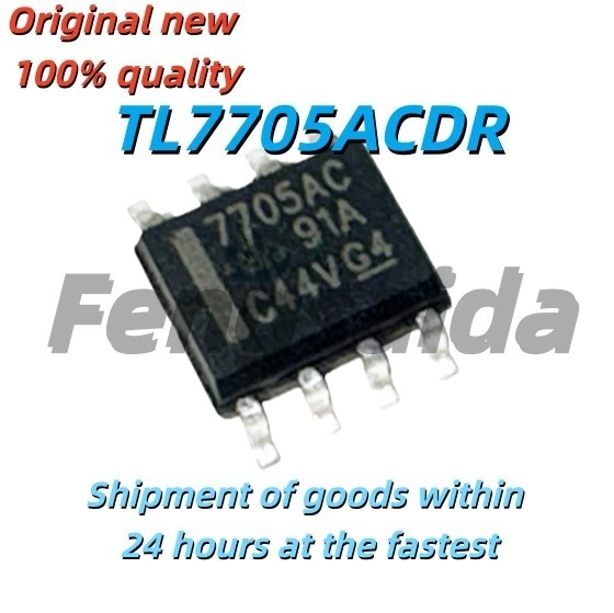 5PCS Brand new original TL7705ACDR silk-screened 7705AC monitoring reset power management chip SP-8