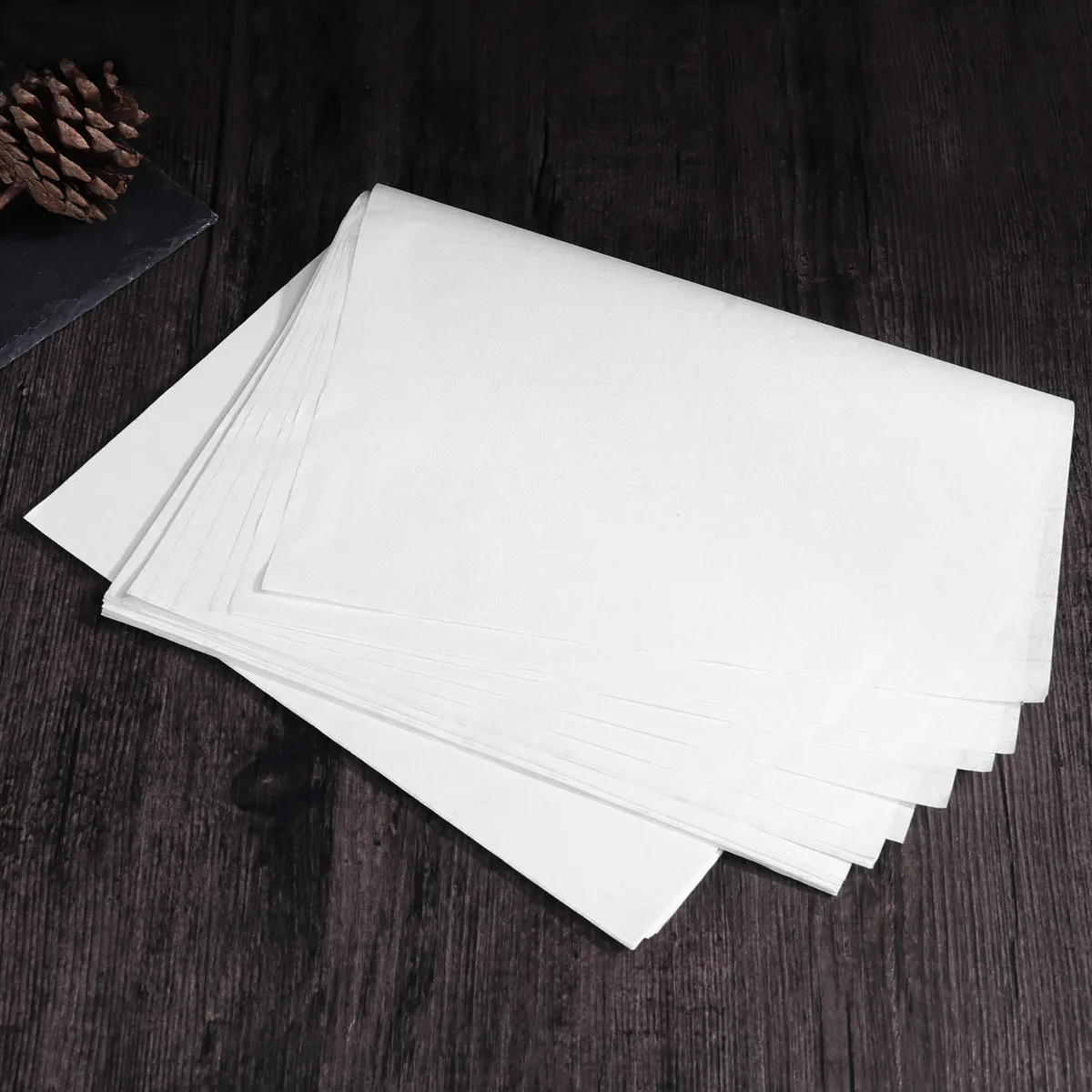 

50 листов рисовой бумаги для каллиграфии и живописи, бумага Сюань формата А8, для китайской кистевой живописи, с хорошим впитыванием чернил Суми, из натуральной древесины