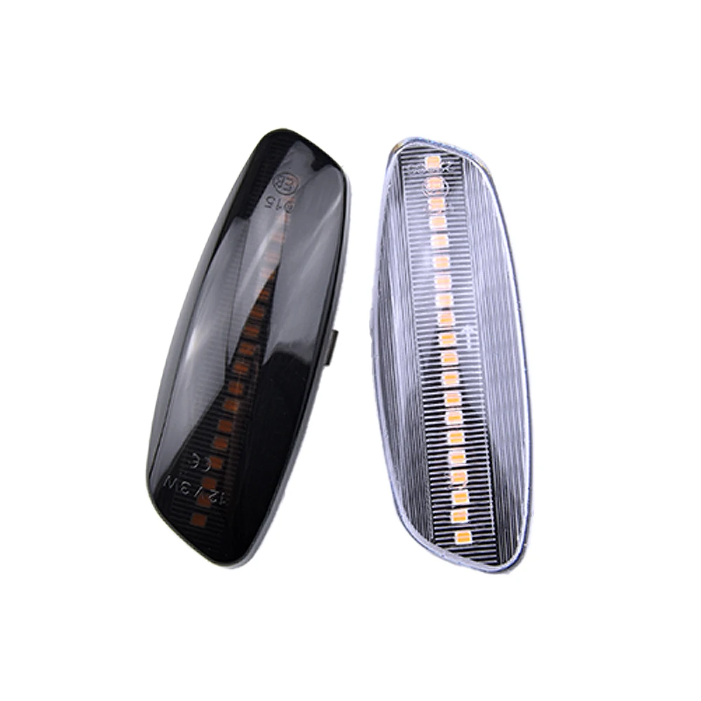 For Peugeot Partner 1996-2014 For Citroen DS4 06/2011-present LED Car Dynamic Turn Signal Light Side Marker Lamp Blinker Amber