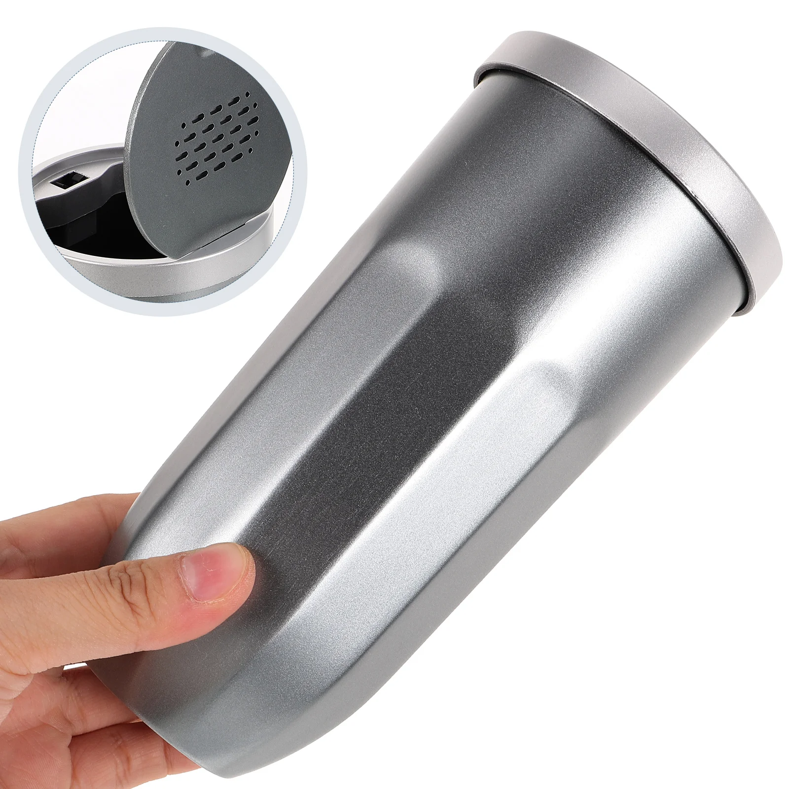 

Car Trash Can Practical Bin Rubbish Dustbin Mini Accessory for Cars Small Plastic Garbage with Lid Debris Holder