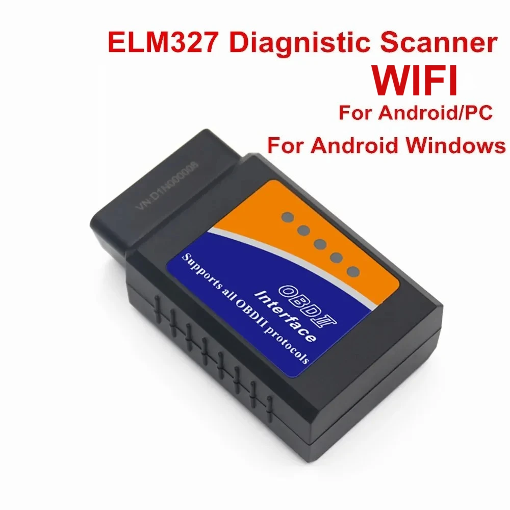 Adaptador de diagnóstico elm327 super mini elm327 wifi v1.5 para android torque obdii leitor código obd2 scanner carro para android/pc