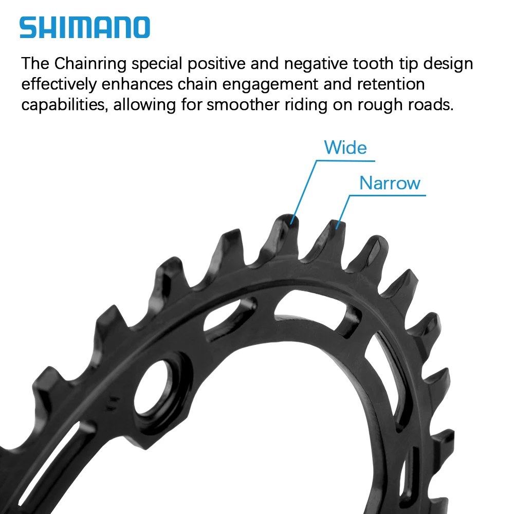 Shimano 96BCD 32T Chainring 96BCD 10S 11S MTB Sprocket for MT510 M5100 M8000 M9000 Crankset Bicycle Crown Bike Chainwheel